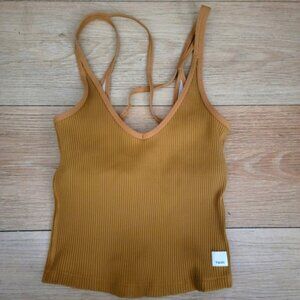 Vuori Rib Crop Tank Xs